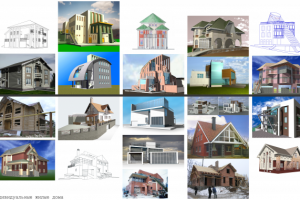 Примеры запроектированных и построенных коттеджей