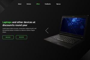 Laptop advertisement