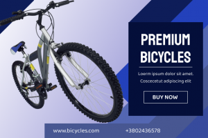 Баннер магазина велосипедов №3