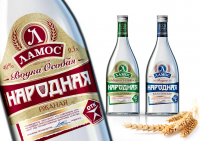 Водка "Народная" Ржаная