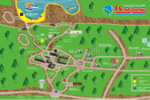 план территории санаторий Колос