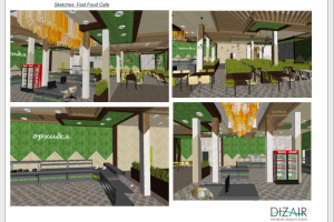 Концепт для кафе быстрого питания. Москва