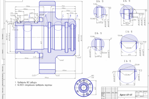 Создание буксы для гидроцилиндра ударного типа сваебойной машины