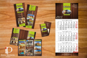 Отель (Еврофлаер, визитка, буклет, календарь)