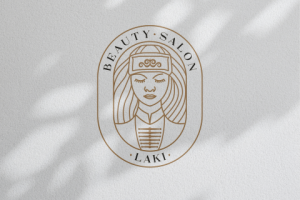 Логотип студии красоты «Laki»