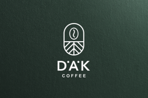Логотип для кофейни DAK Coffee