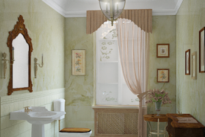 Визуализия проекта дома. Санузел