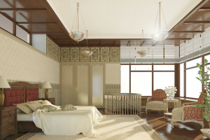 Визуализая спальни.