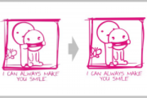 Отрисовка "I can always make you smile "