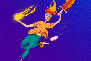 Иллюстрация к песне группы Дайте Танк (!) - Курьер