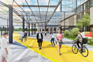 Благоустройство территории Технокампуса