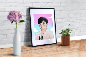 Портрет-постер