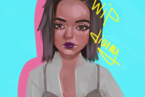 Цифровой стилизованный портрет