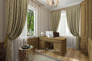 Кабинет в классическом стиле