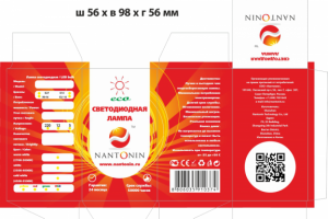 Упаковка для ламп