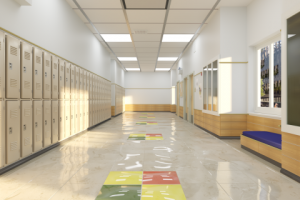 Школьный коридор