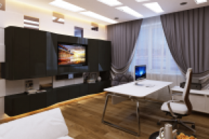 Кабинет в современном стиле