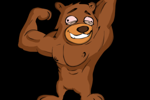 стикер Медведь