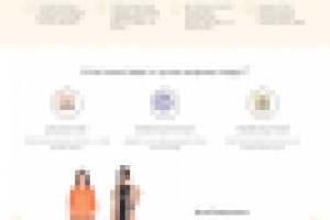 Лендинг для курса "Как стать стилистом"