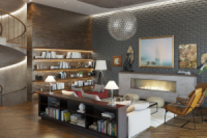 гостиная в частном коттедже, г.Москва