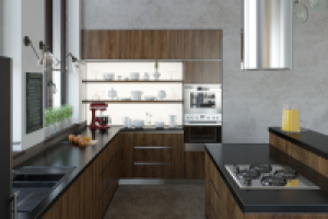 кухня-столовая в частном коттедже, г.Москва