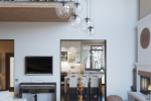 гостиная в частном коттедже, г.Москва