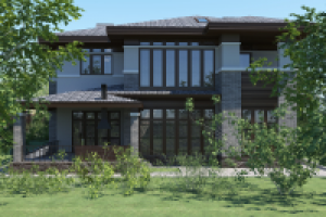 визуализация фасадов коттеджа