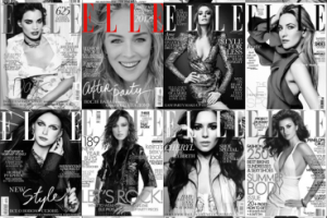 Фотообои - коллаж «ELLE»
