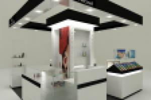 Стенд-витрина для продажи косметики