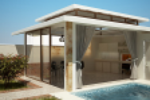 Беседка с мангалом