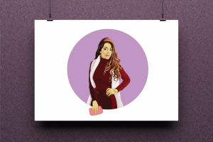 Иллюстрация девушки