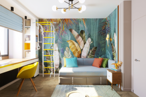 Детская в трёхкомнатной квартире