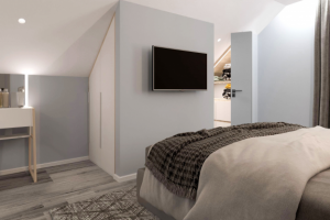 Спальня в частном доме