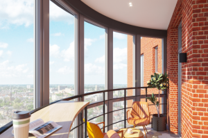 Балкон в стиле лофт