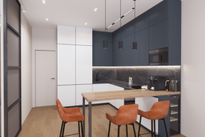 Кухня в квартире 120 кв.м. в С.-Петербурге