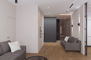 Гостиная в квартире 120 кв.м. в С.-Петербурге