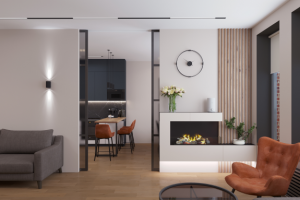 Гостиная в квартире 120 кв.м. в С.-Петербурге