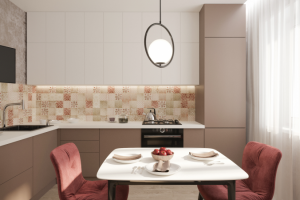 Кухня в двухкомнатной картире в Ярославле