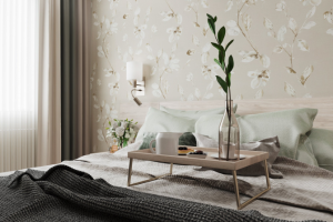 Спальня в двухкомнатной квартире в Ярославле