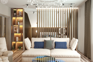 Спальня на мансардном этаже частного дома в Вологде