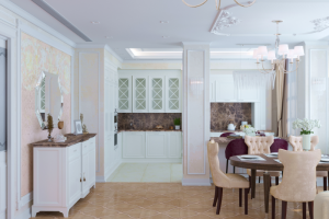 Кухня-гостиная в квартире 188 кв.м. в С.-Петербурге