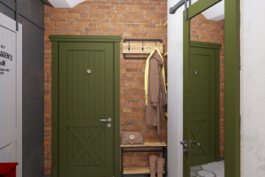 Прихожая в апартаментах в Москве