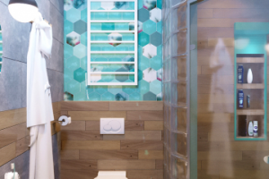 Санузел в апартаментах в Москве