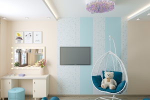 Детская в трехкомнатной квартире в Москве