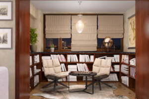 Современная гостиная в квартире 160 кв.м.