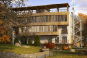 Моделирование и визуализация базы отдыха Нефтяник.