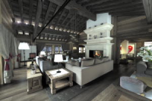 Альпийское шале. Интерьер.