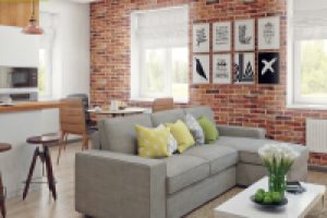 Кухня-гостиная в таунхаусе 137 кв. м., Москва