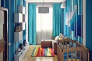 Зал, квартира 30 кв. м., Сочи