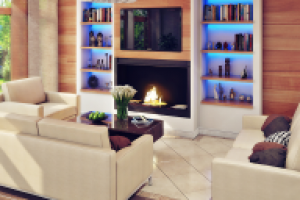 Зал, частный дом на 120 кв. м., Москва